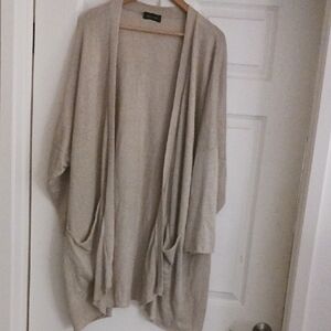 Eskandar Light Beige Women's Cardigan